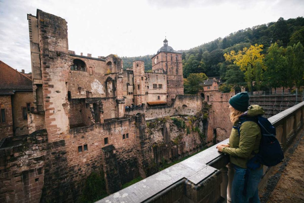 Visiter le château d'heidelberg, ville romantique en Allemagne. crédit photo. : Clara Ferrand - blog Wildroad