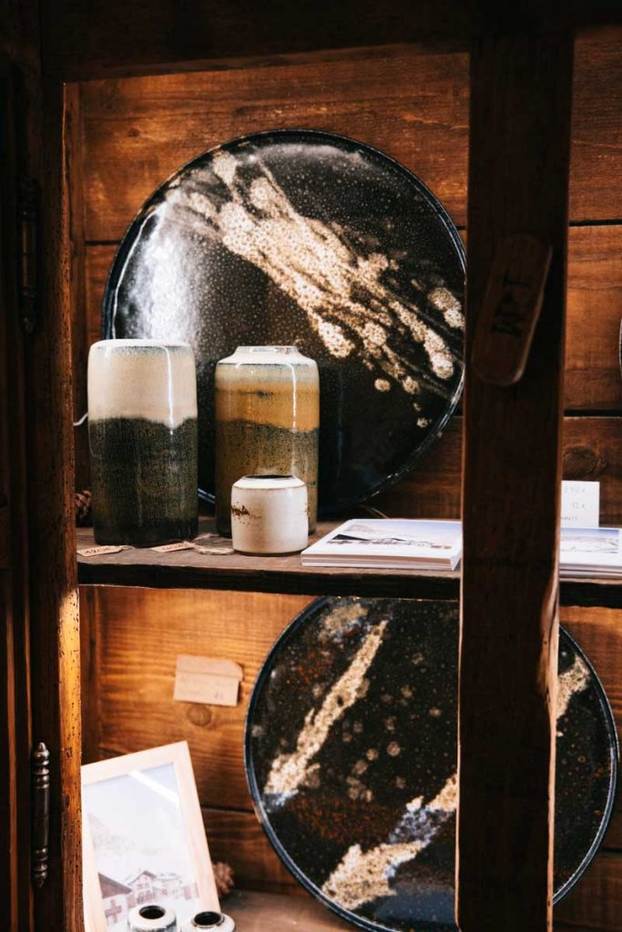 L'atelier ceramique de Lou decleire à Champagny-le-Haut. Crédit photo : Clara Ferrand - blog Wildroad