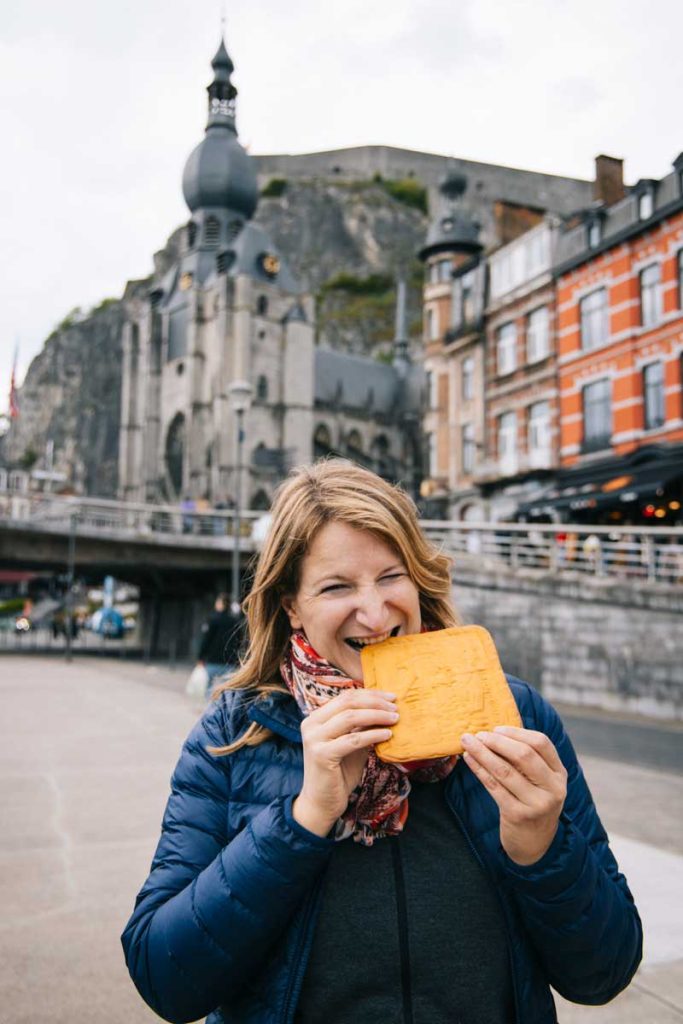 La couque, une spécialité de Dinant. crédit photo : Clara Ferrand - blog Wildroad