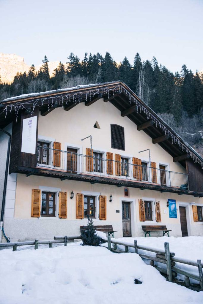L'espace glacialis à Champagny-le-Haut. Crédit photo : Clara Ferrand - blog Wildroad