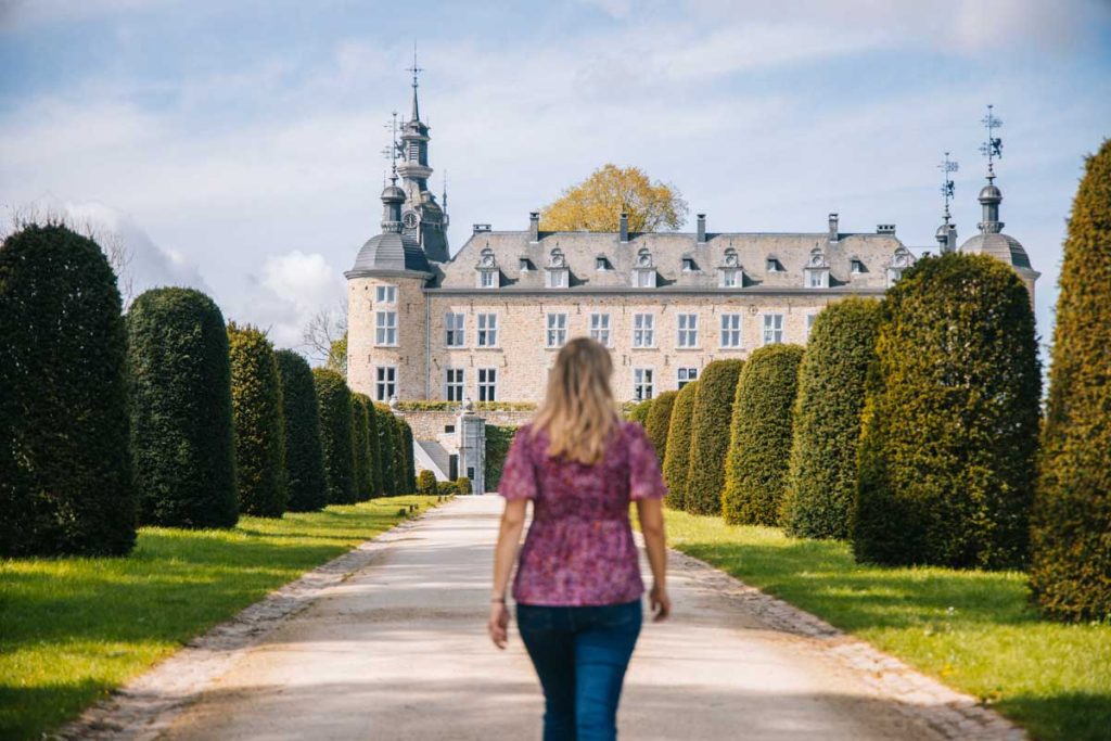 hébergement d'exception au château de Mirwart. crédit photo : Clara Ferrand - blog Wildroad