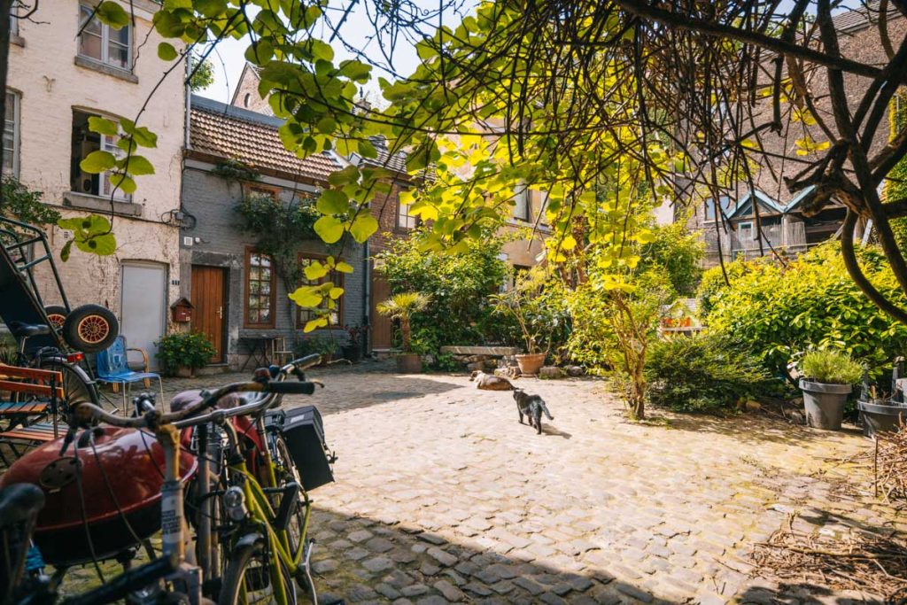 L'impasse du quartier hors château à Liège. crédit photo : Clara Ferrand - blog Wildroad
