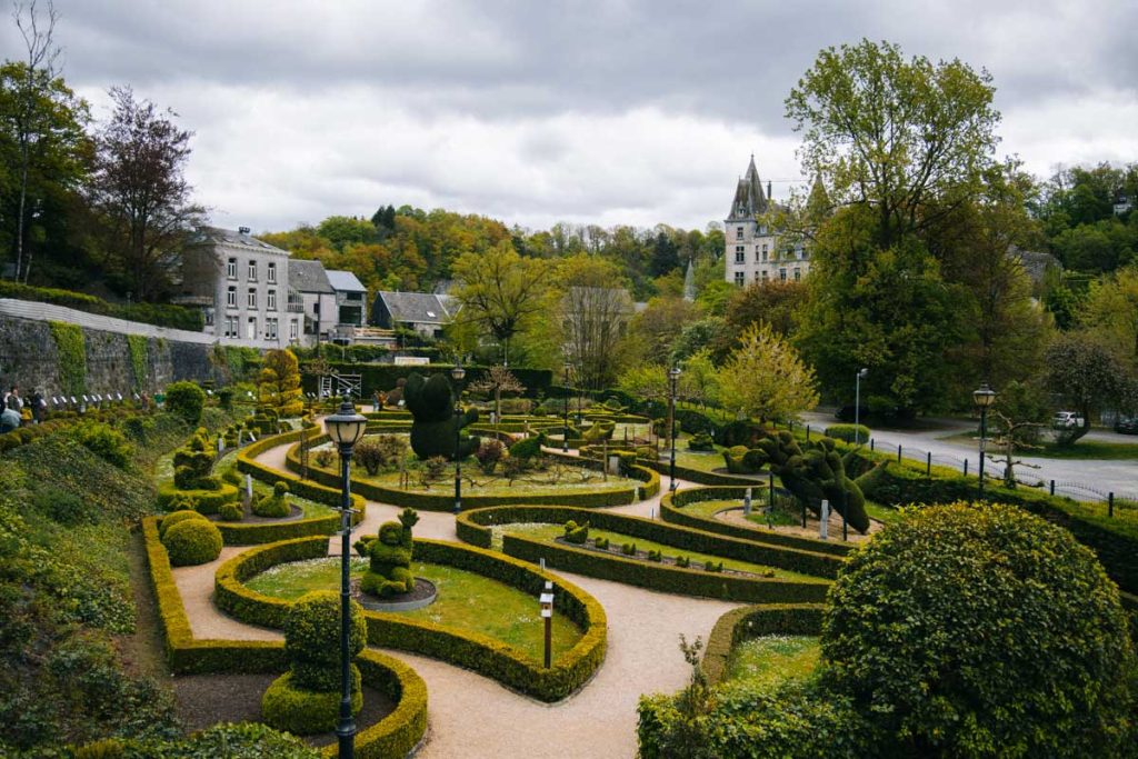 Le parc des topiniaires de Dinant. crédit photo : Clara Ferrand - blog Wildroad