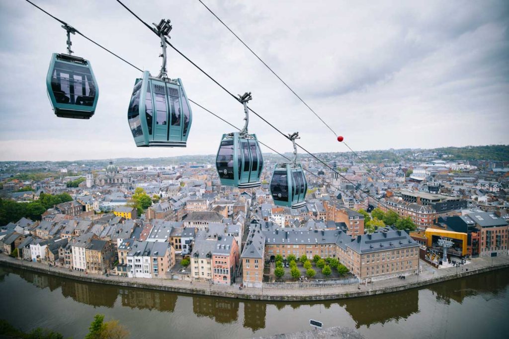 La visite de Namur en 1 jour, avec son incontournable téléphérique. crédit photo : Clara Ferrand - blog Wildroad