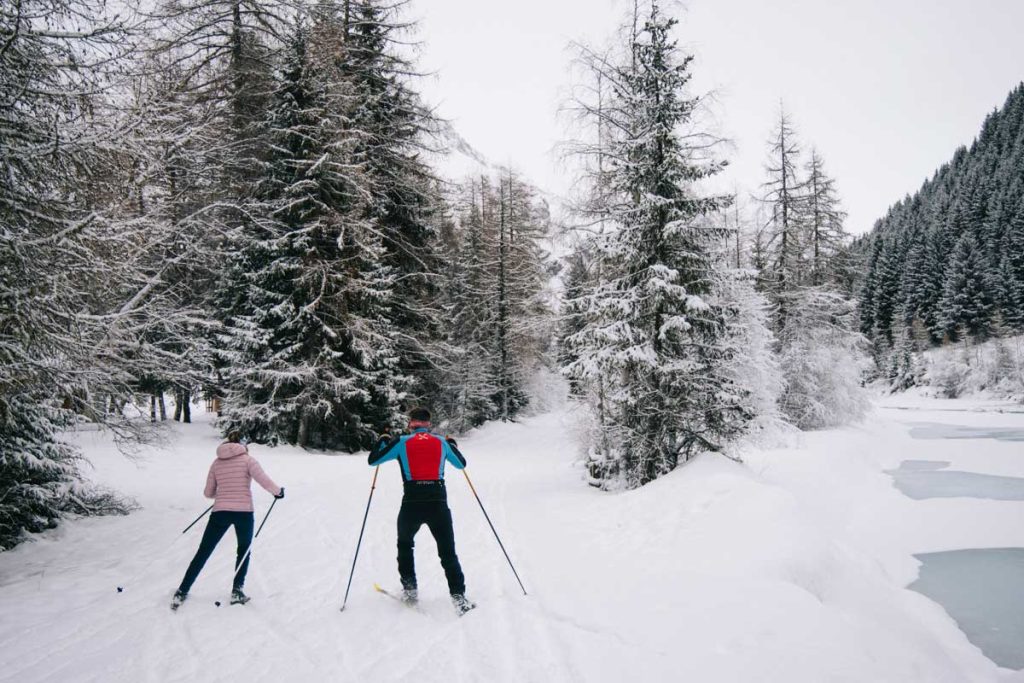 La piste ski de fond de Champangy-le-Haut. Crédit photo : Clara Ferrand - blog Wildroad