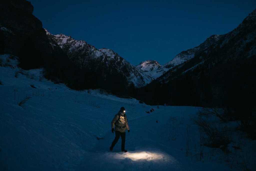 Séjour polaire dans le vallon de Champagny-le-haut. Crédit photo : Clara Ferrand - blog Wildroad