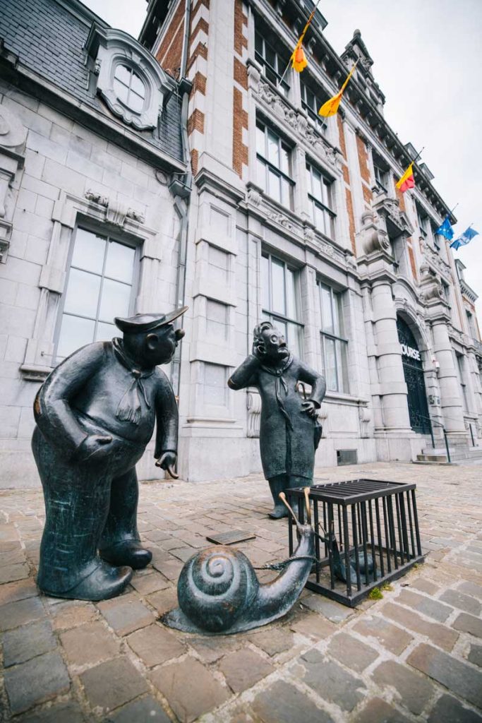 La statue emblématique de Namur. crédit photo : Clara Ferrand - blog Wildroad