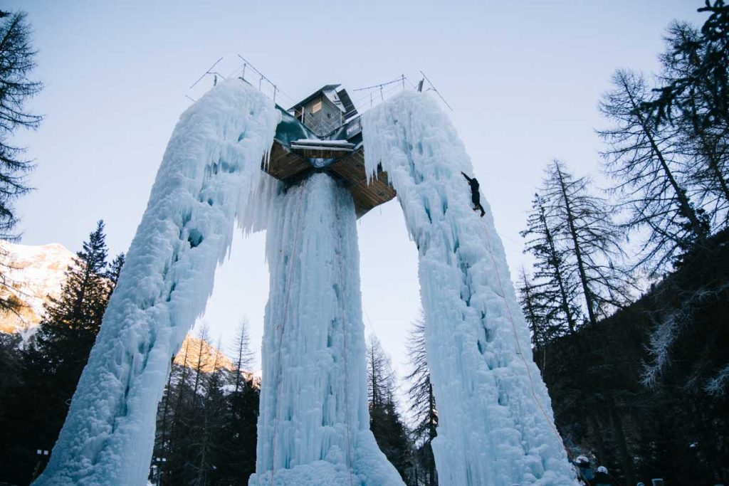 Le tour de glace de Champagny-en-Vanoise. Crédit photo : Clara Ferrand - blog Wildroad