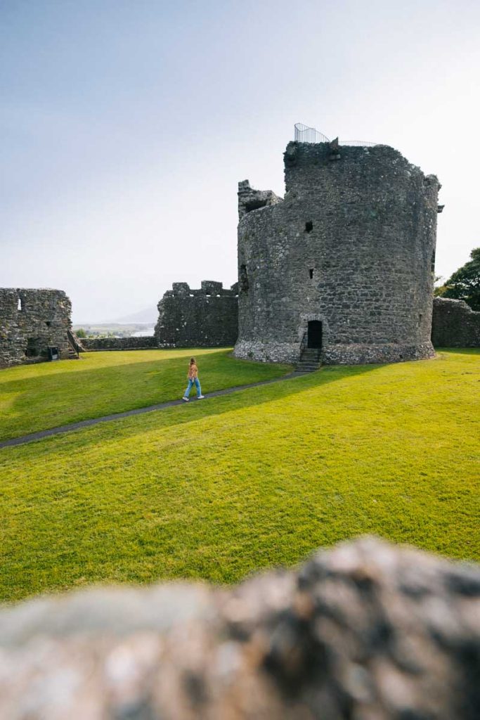 Dundrum Castle à visiter dans les Mourne Mountains. crédit photo : Clara Ferrand - blog Wildroad